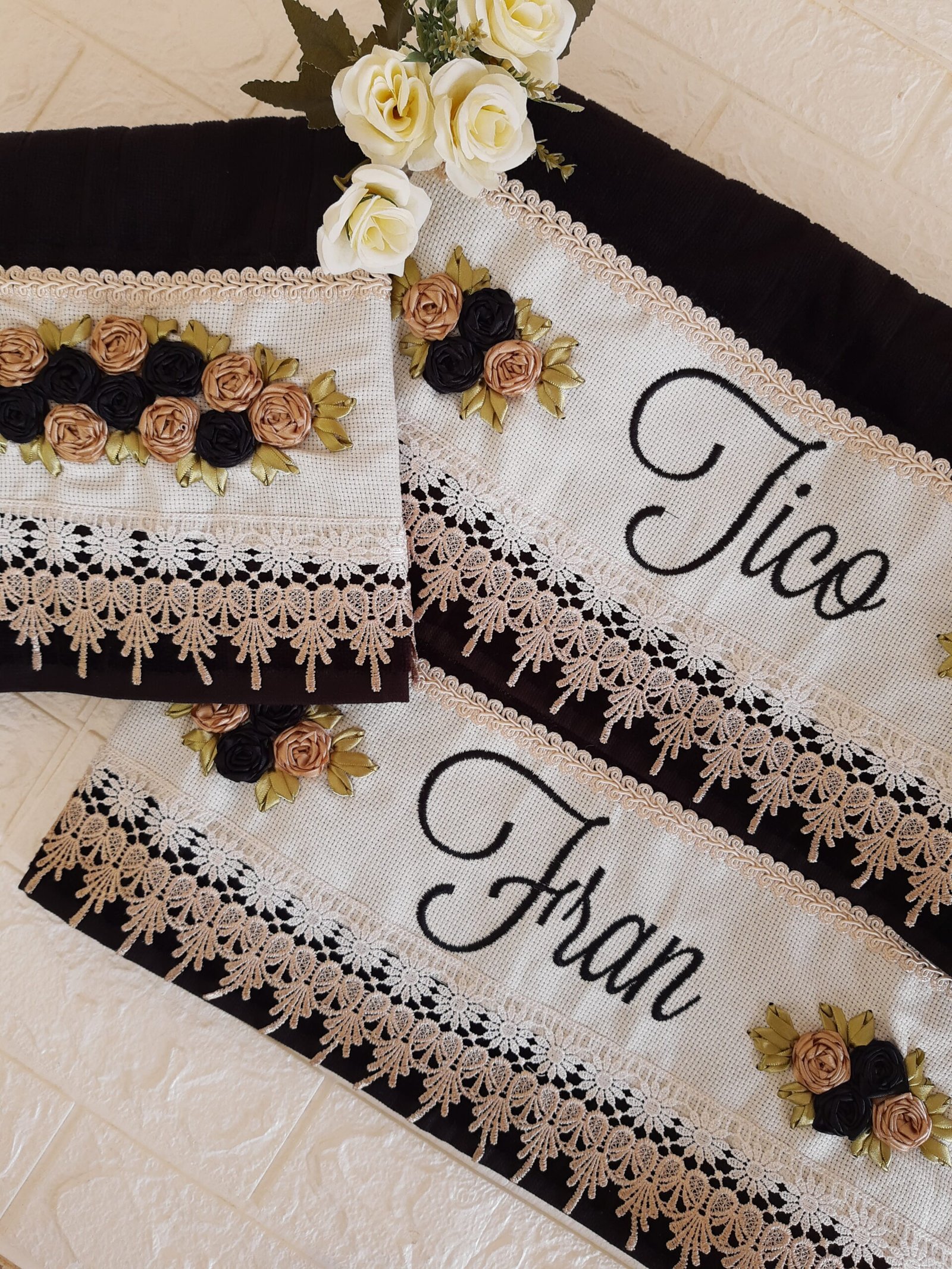 Bordado a Mão Livre: Liberdade Criativa para Nomes Únicos - inspiração 2