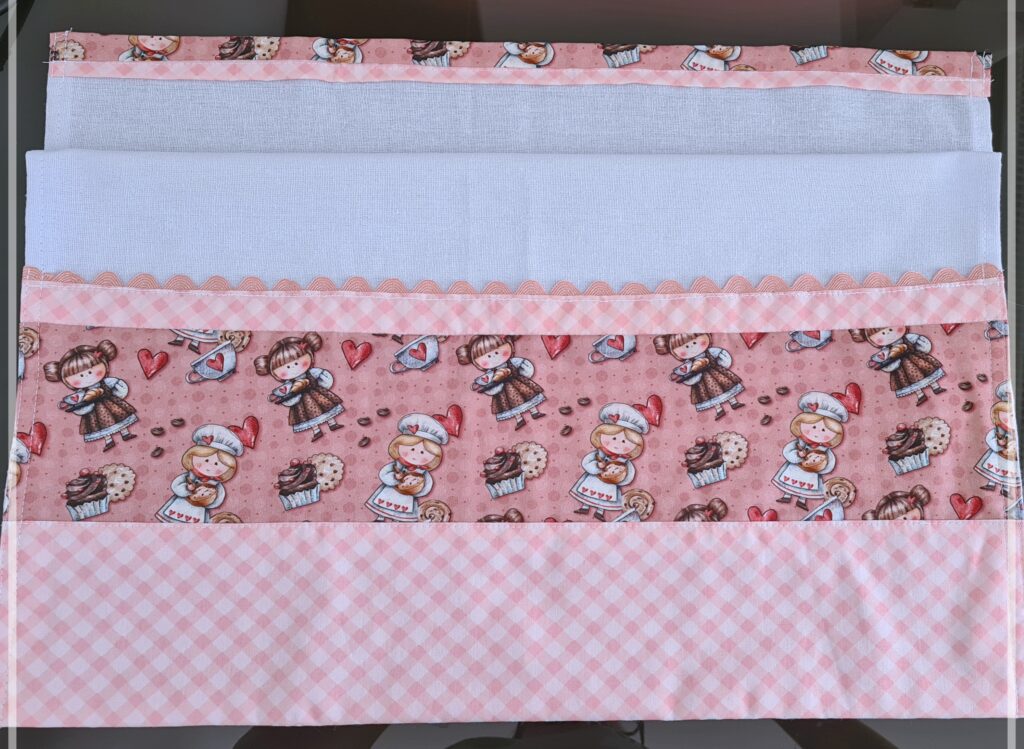 Medidas Certas: Cortando o Pano de Prato e o Barrado - inspiração 2