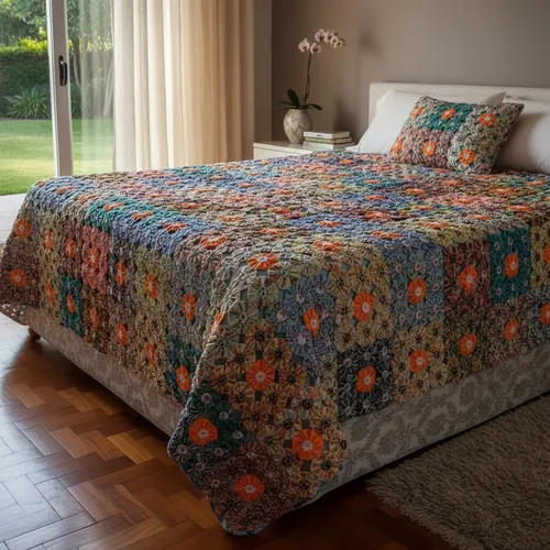 Montando Sua Primeira Colcha de Fuxico: Passo a Passo Criativo - inspiração 2