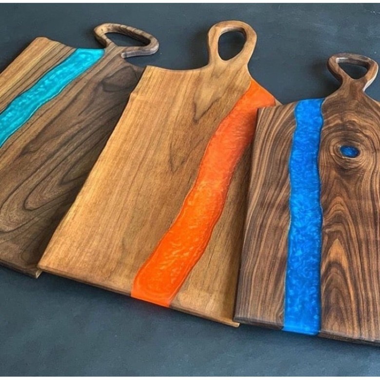 Resina Epóxi: Tipos, Cores e Como Conseguir Efeitos Deslumbrantes nas Suas Tábuas - inspiração 1