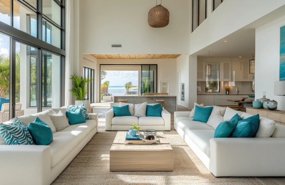 Cinza: O Contraste Moderno Que Eleva o Turquesa - inspiração 1