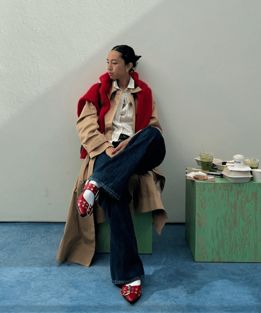 Estilos de sapato vermelho que funcionam - inspiração 1