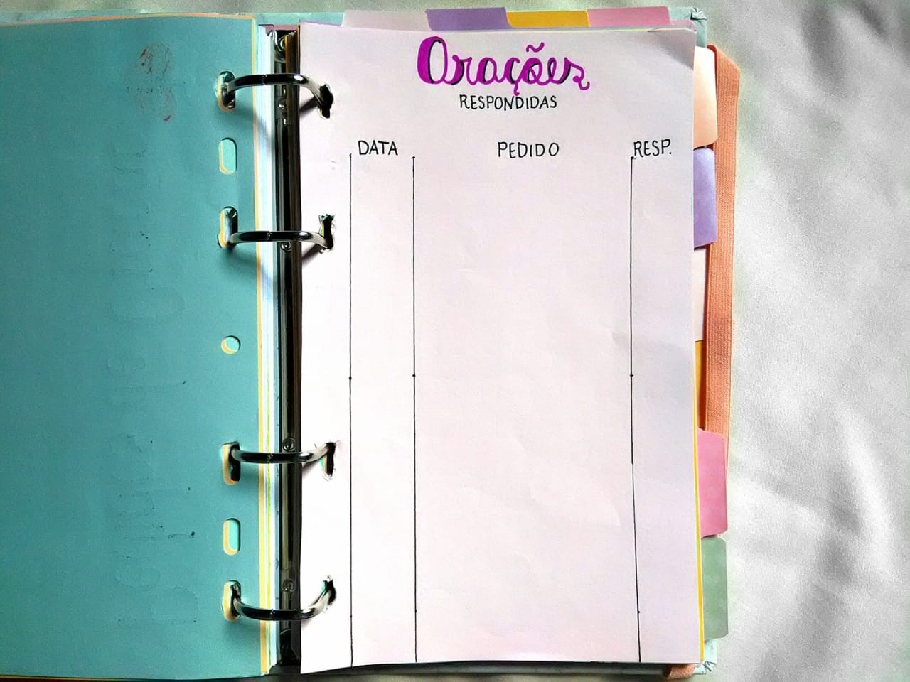 Registre Agradecimentos e Vitórias Familiares - inspiração 2