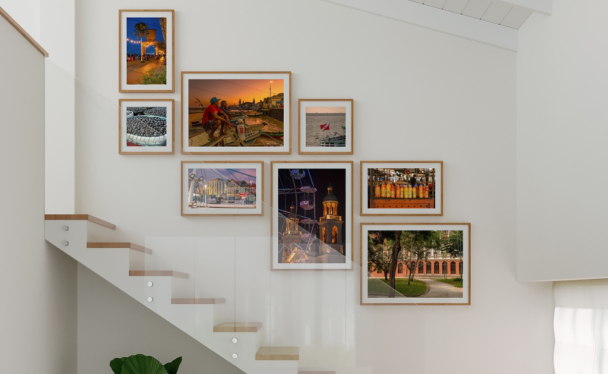 Quadros de Tamanhos Diferentes: Equilíbrio Visual na Prática - inspiração 1