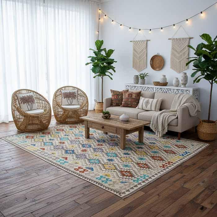 Toques Modernos: Combinando Tapetes Orientais com Mobiliário Contemporâneo - inspiração 1