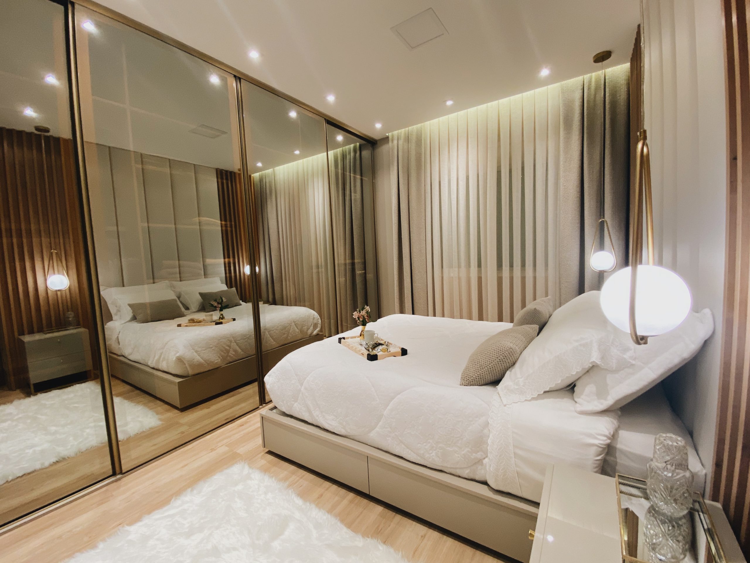 Toque de Leveza com as Persianas Romanas - inspiração 1