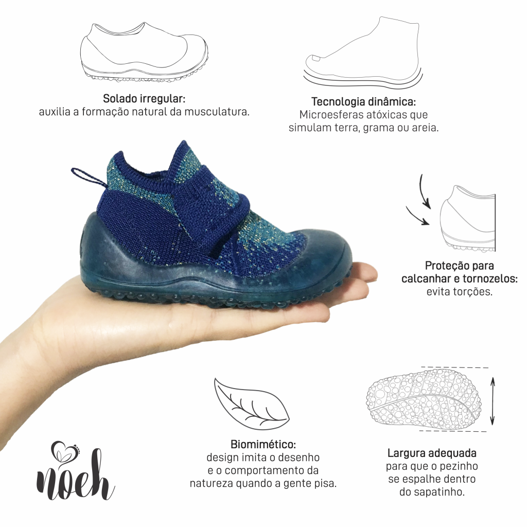 Observe o Solado: Segurança Antiderrapante e Flexível - inspiração 1