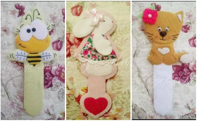 Montando o Marcador: Unindo Resina e Feltro com Perfeição - inspiração 1