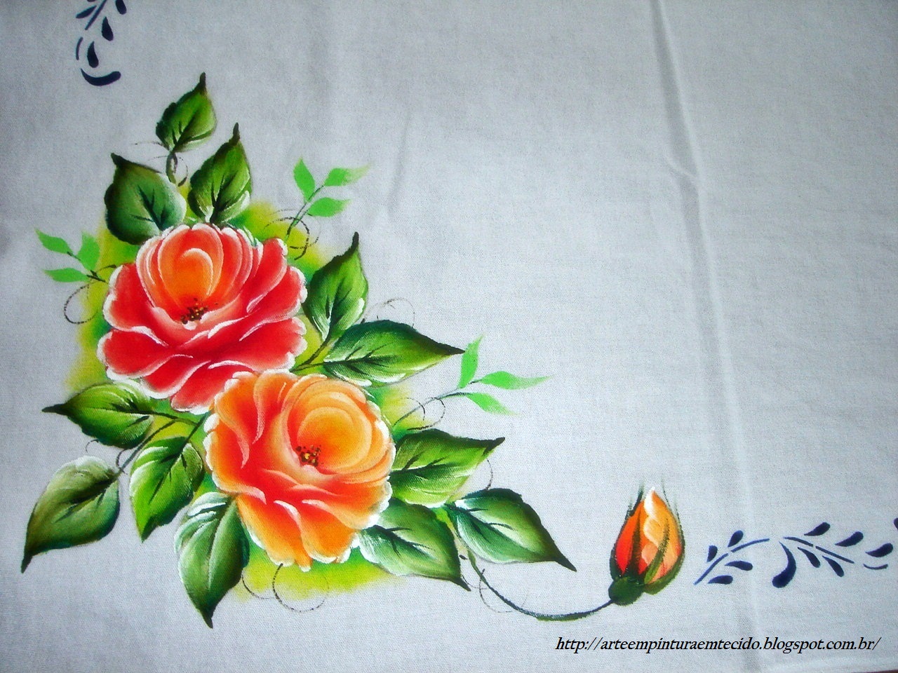 Técnicas de Desenho: Transfira a Beleza Natural Para o Pano - inspiração 1