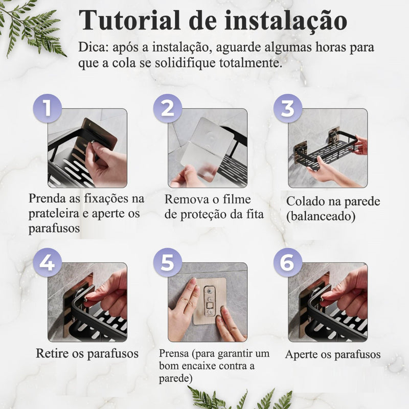 Organizando com Organizadores Suspensos sem Parafusos - inspiração 1