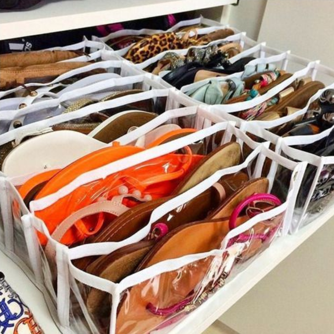 Aparadores Criativos: Zapateiras Discretas e Funcionais - inspiração 2