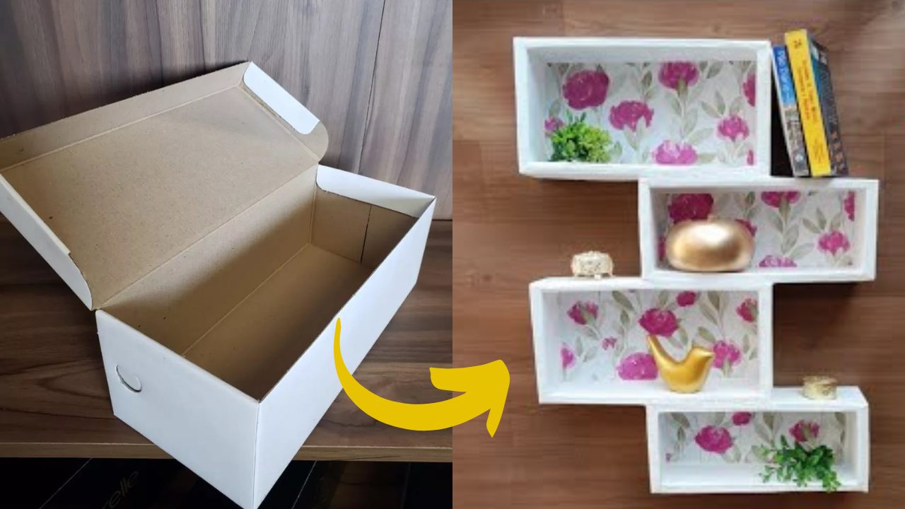 Caixas de sapato: o material base para a organização - inspiração 1