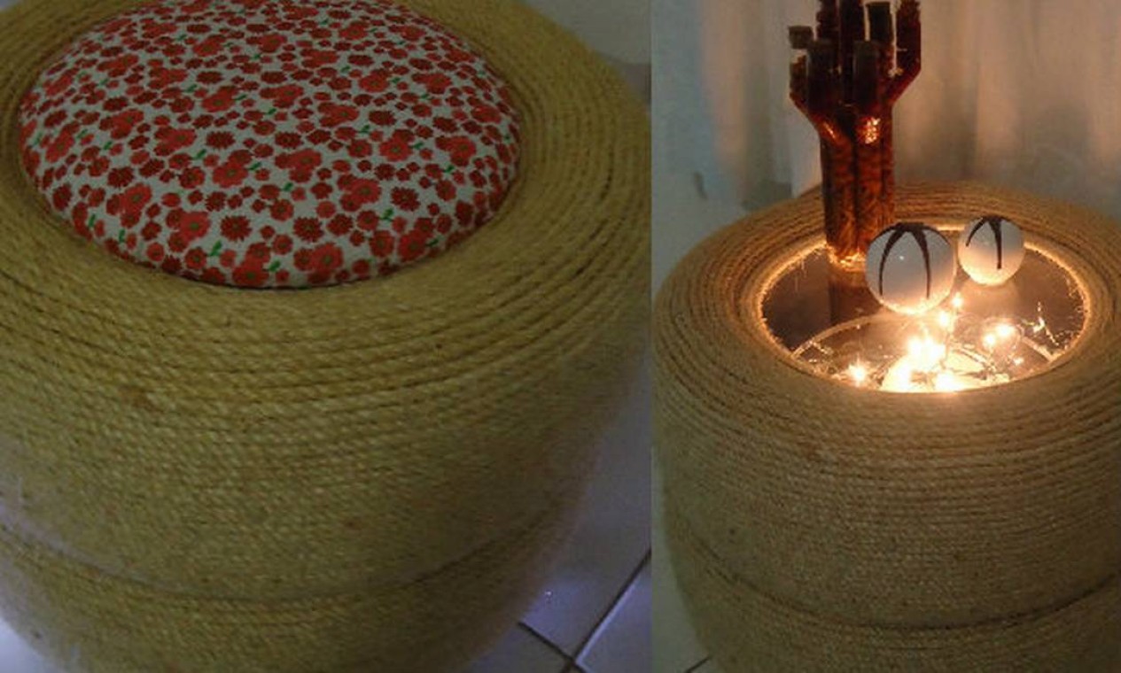 Pintando o Aro (Opcional): Um Toque de Cor para Complementar o Sisal - inspiração 2