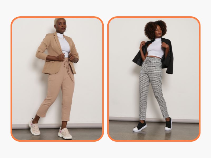 Conforto Chic: Blazer com Legging ou Calça de Moletom - inspiração 2