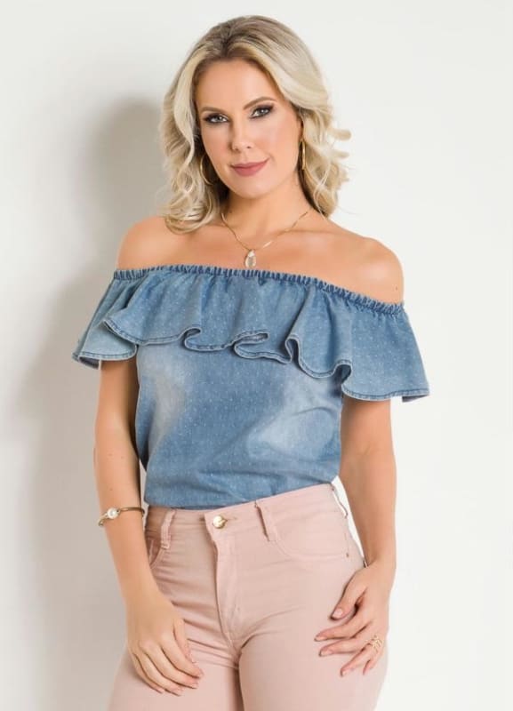 Proporção e Caimento: Como a Blusa Ciganinha Valoriza Diferentes Biotipos - inspiração 1