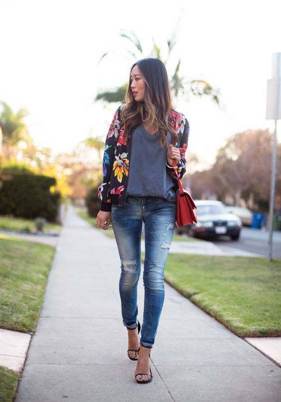 Noite de Festa: Jaqueta Bomber Elevando o Look - inspiração 1