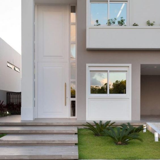 Neutros Sofisticados: Elegância Atemporal para Sua Fachada - inspiração 1