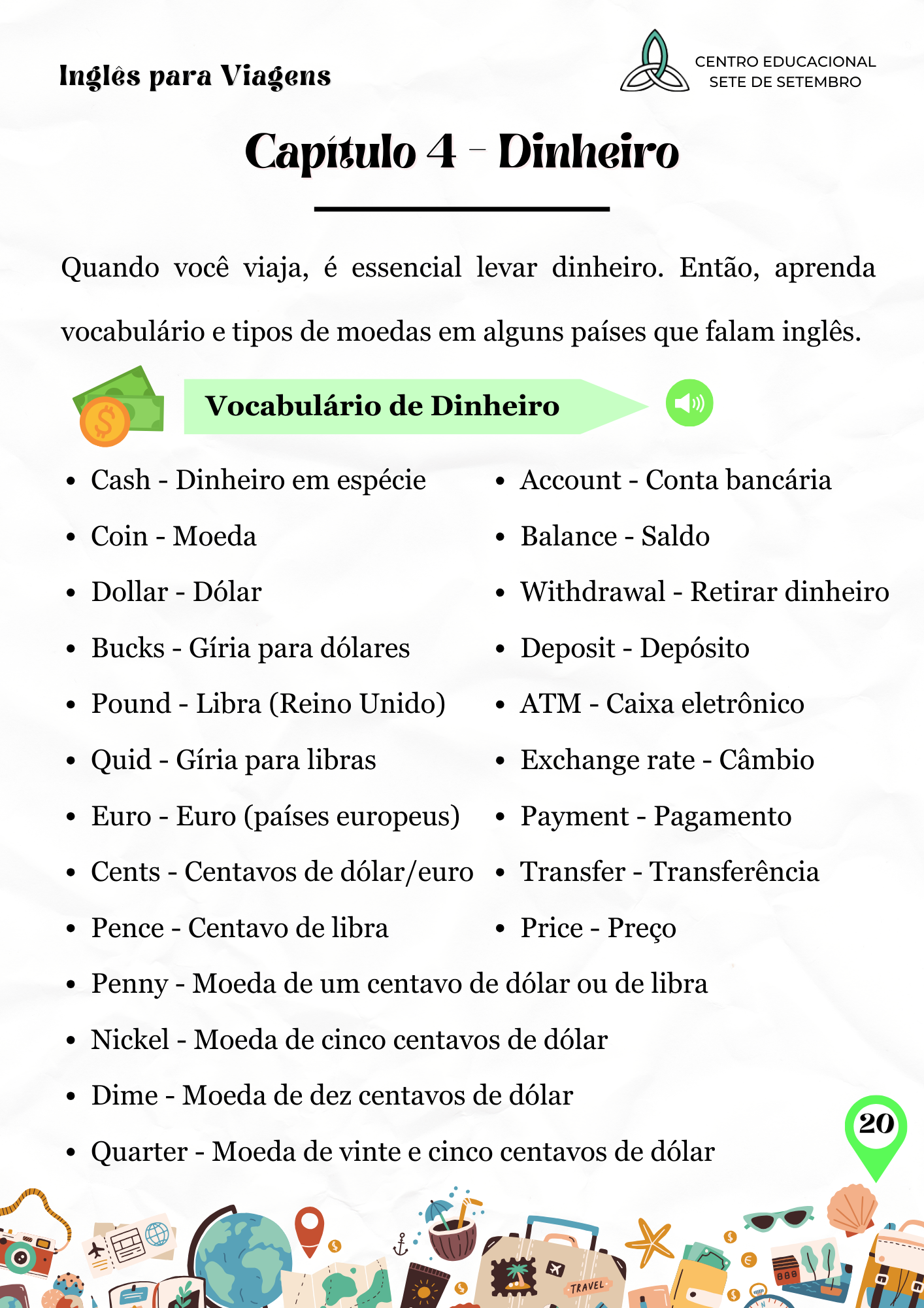 Vocabulário de Aeroporto e Hotel: Chegue e Descanse Tranquila - inspiração 2