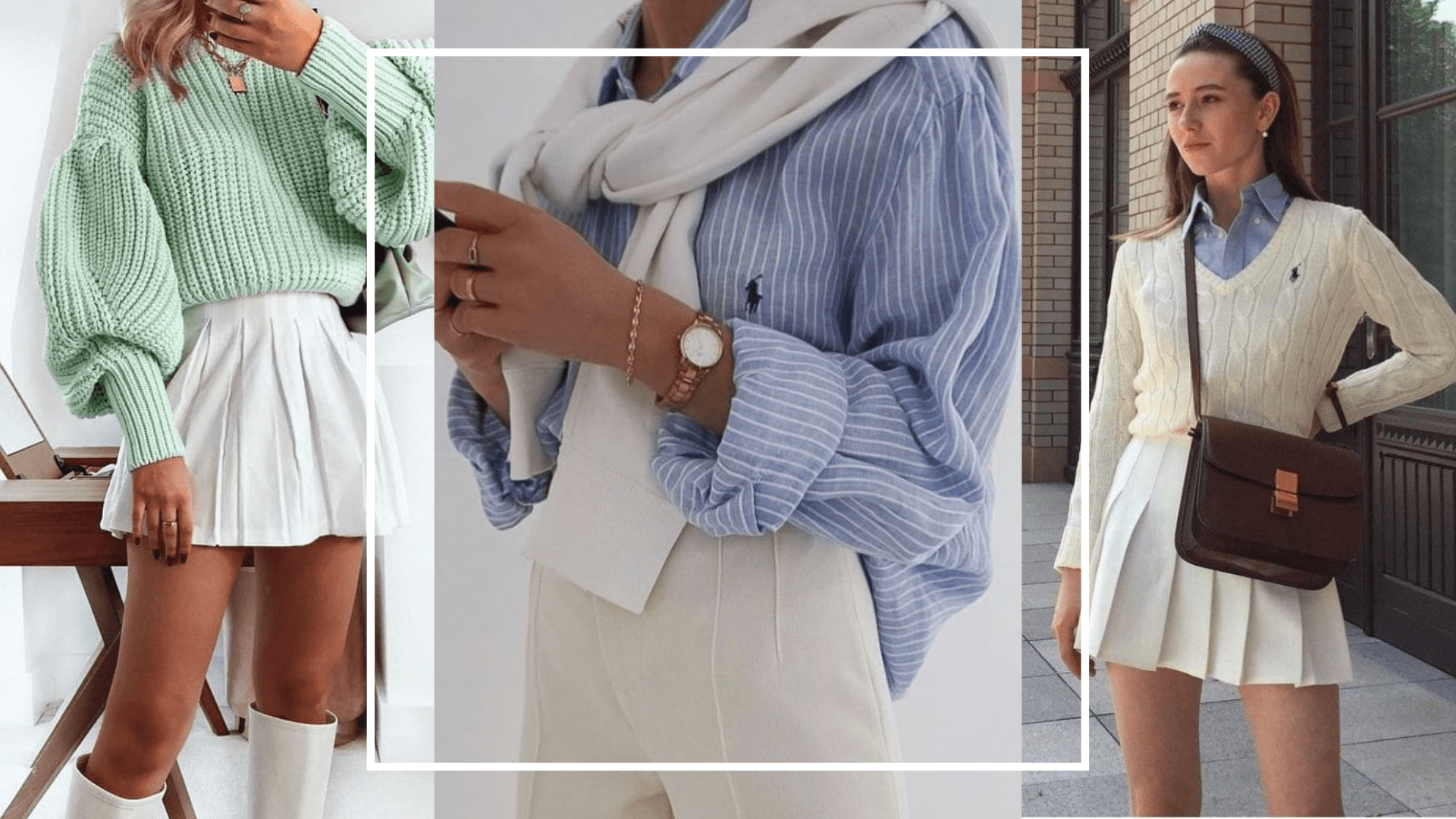 Estampas Emblemáticas: Risca de Giz, Vichy e Listras - inspiração 2