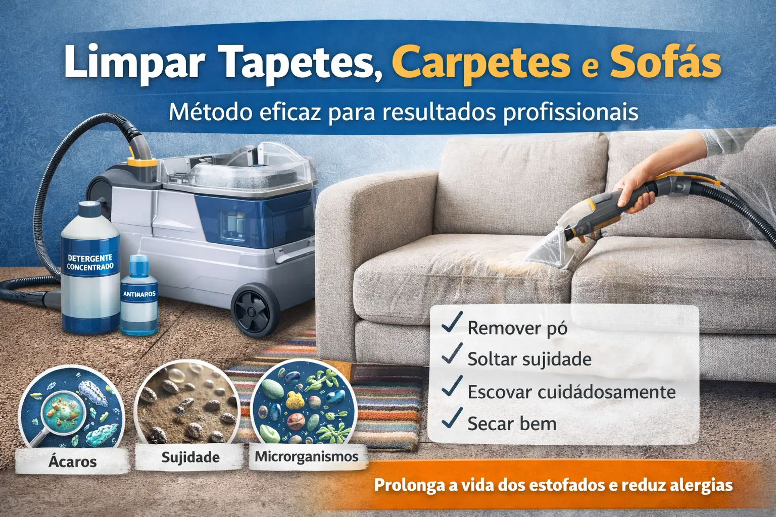 O Poder do Vapor: Higienização Profunda sem Químicos Agressivos - inspiração 2