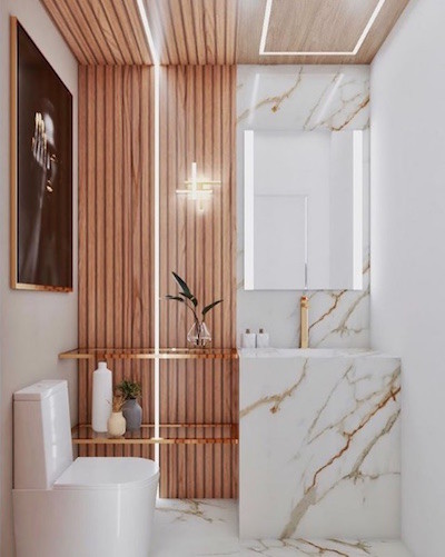 Estampas Geométricas com Mármore: Modernidade e Estilo - inspiração 1