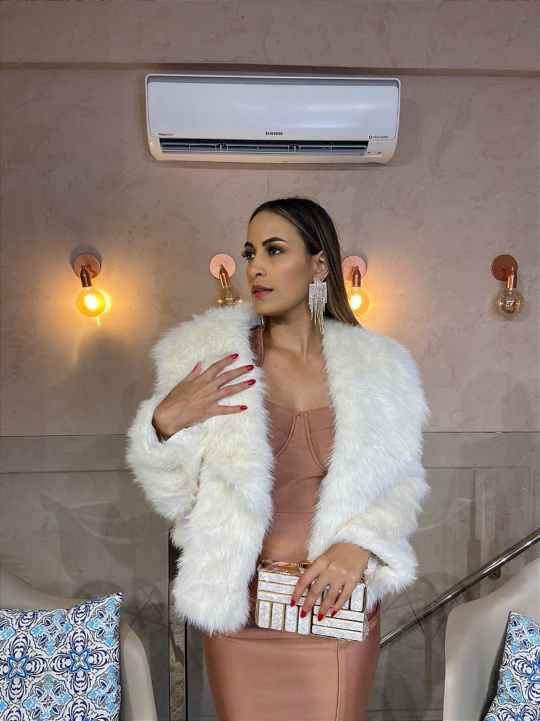 A Magia dos Vestidos e Saias com Casaco de Pelo Sintético - inspiração 1