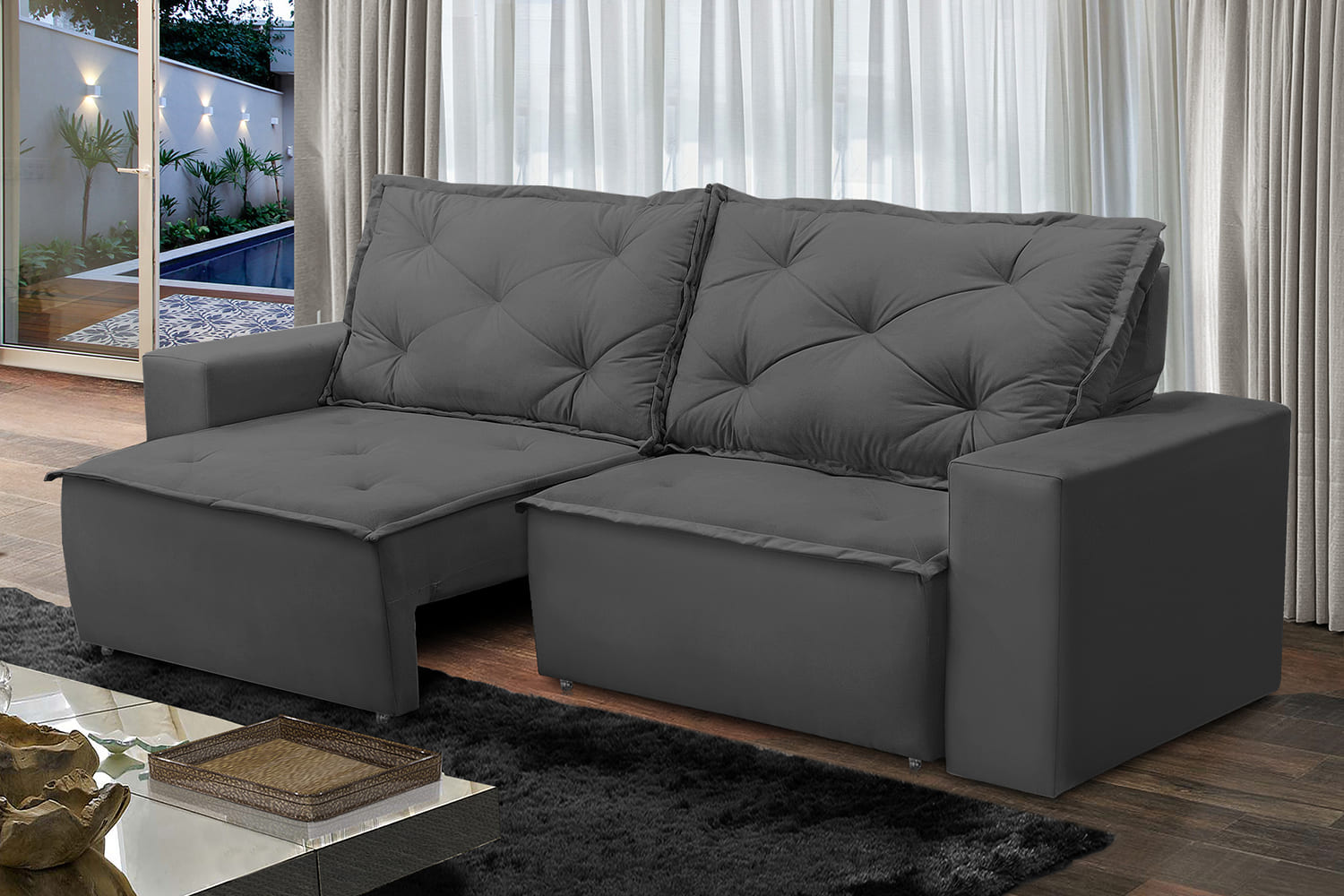 Estrutura Firme: O Segredo da Longevidade em Sofás Compactos - inspiração 1