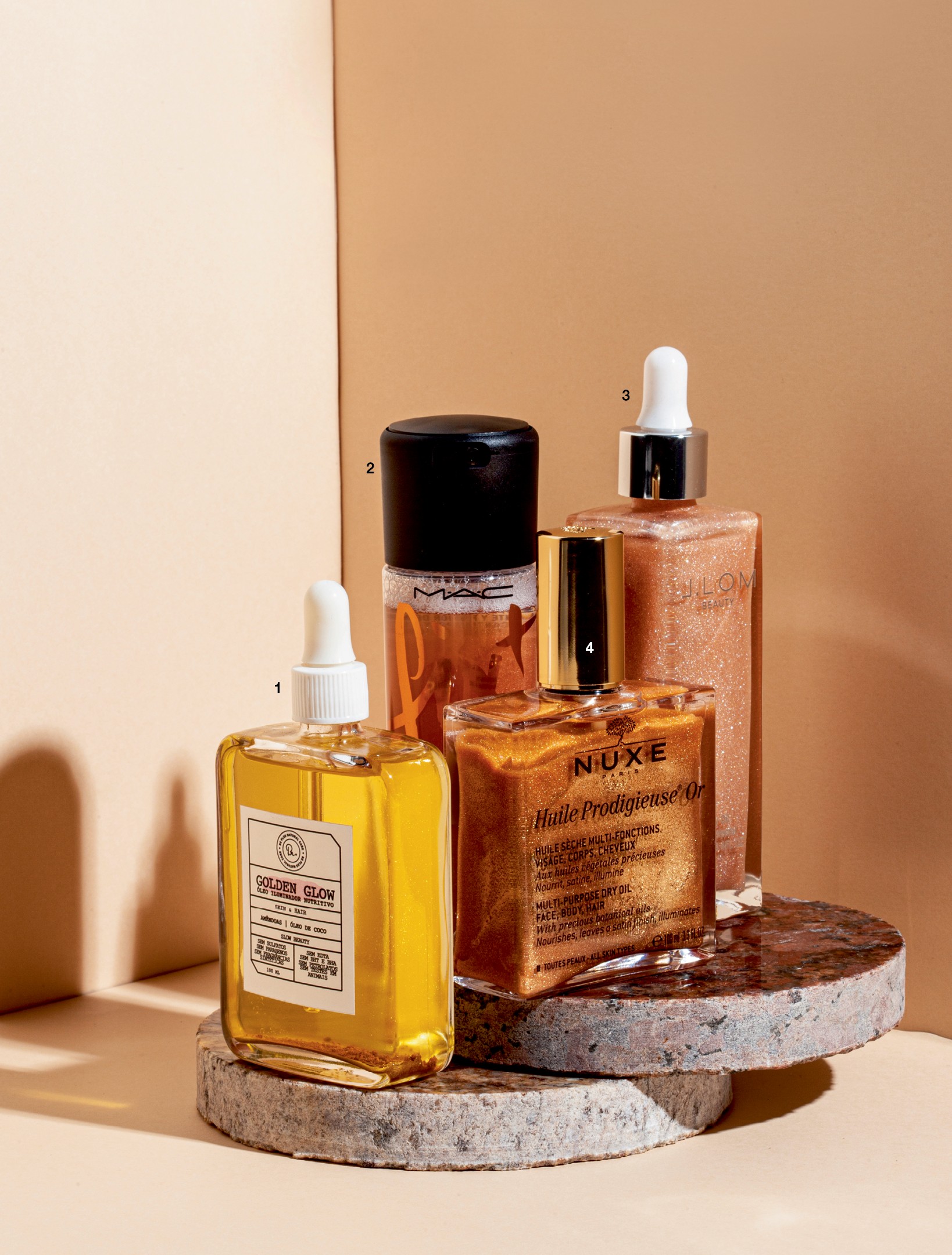 Como os óleos iluminadores realçam a beleza da pele - inspiração 1