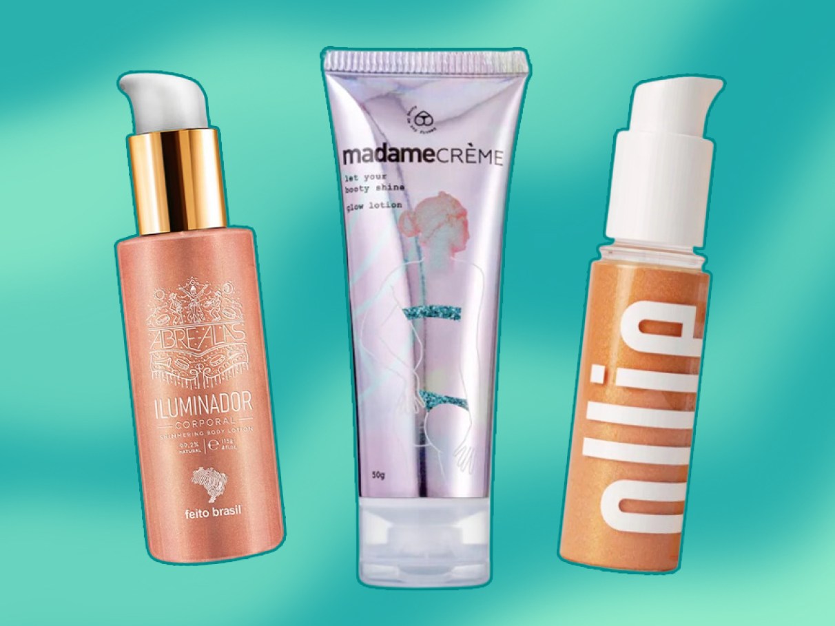 Preparando a pele para receber o óleo iluminador - inspiração 1