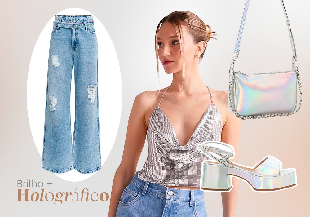 O que é o brilho holográfico e por que ele conquistou a moda? - inspiração 2