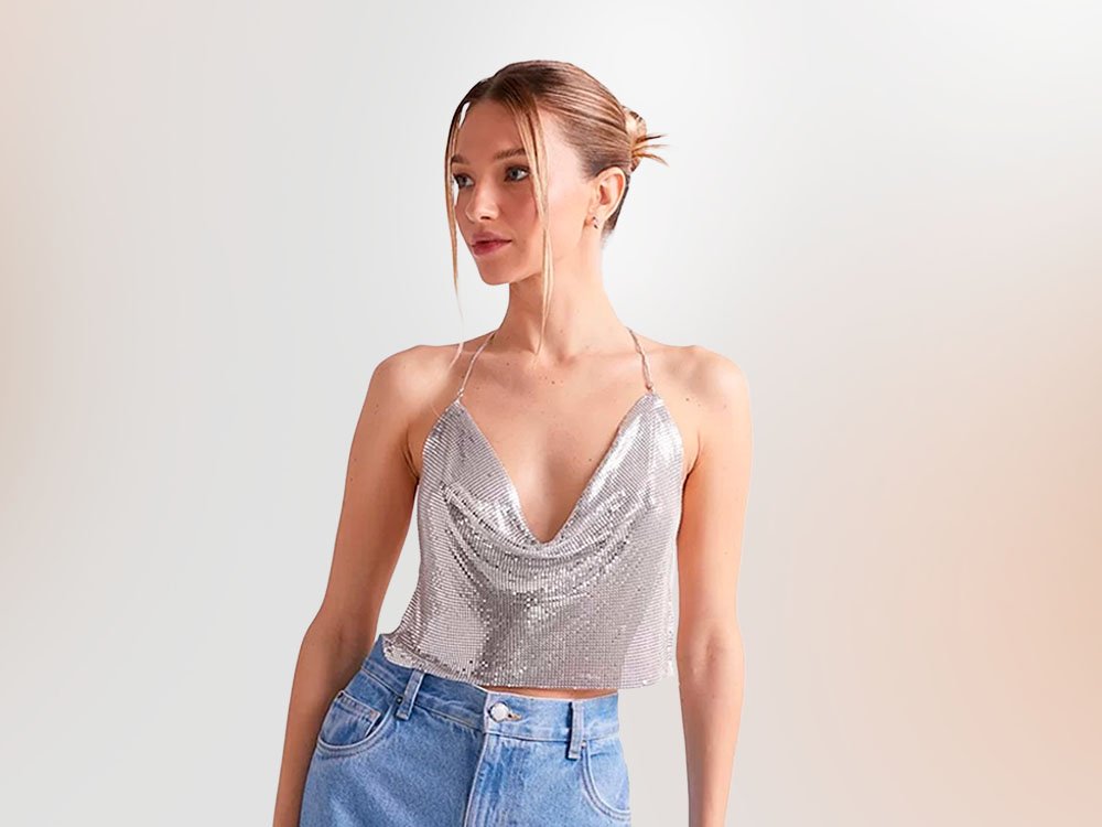 Onde encontrar o brilho holográfico: roupas, calçados e acessórios. - inspiração 2