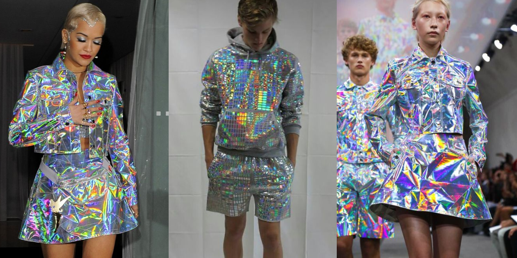 Como incorporar o brilho holográfico no dia a dia sem exagerar. - inspiração 2