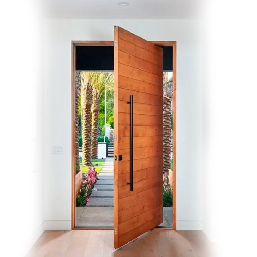 Onde usar? Ambientes perfeitos para portas pivotantes - inspiração 1