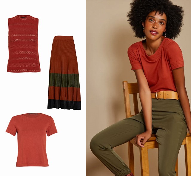 O Marrom Chocolate Como Base Elegante - inspiração 2