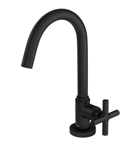 O Poder do Contraste: Preto Fosco em Cozinhas Modernas - inspiração 1