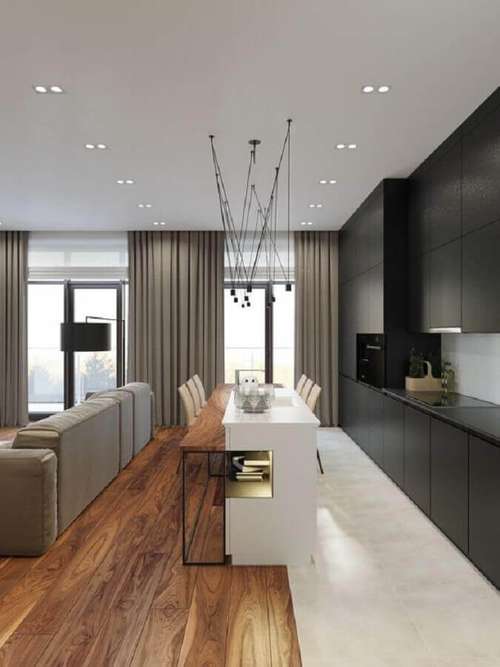 Dicas para integrar sala e cozinha com funcionalidade e estilo