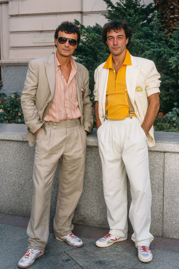 a moda nos anos 80