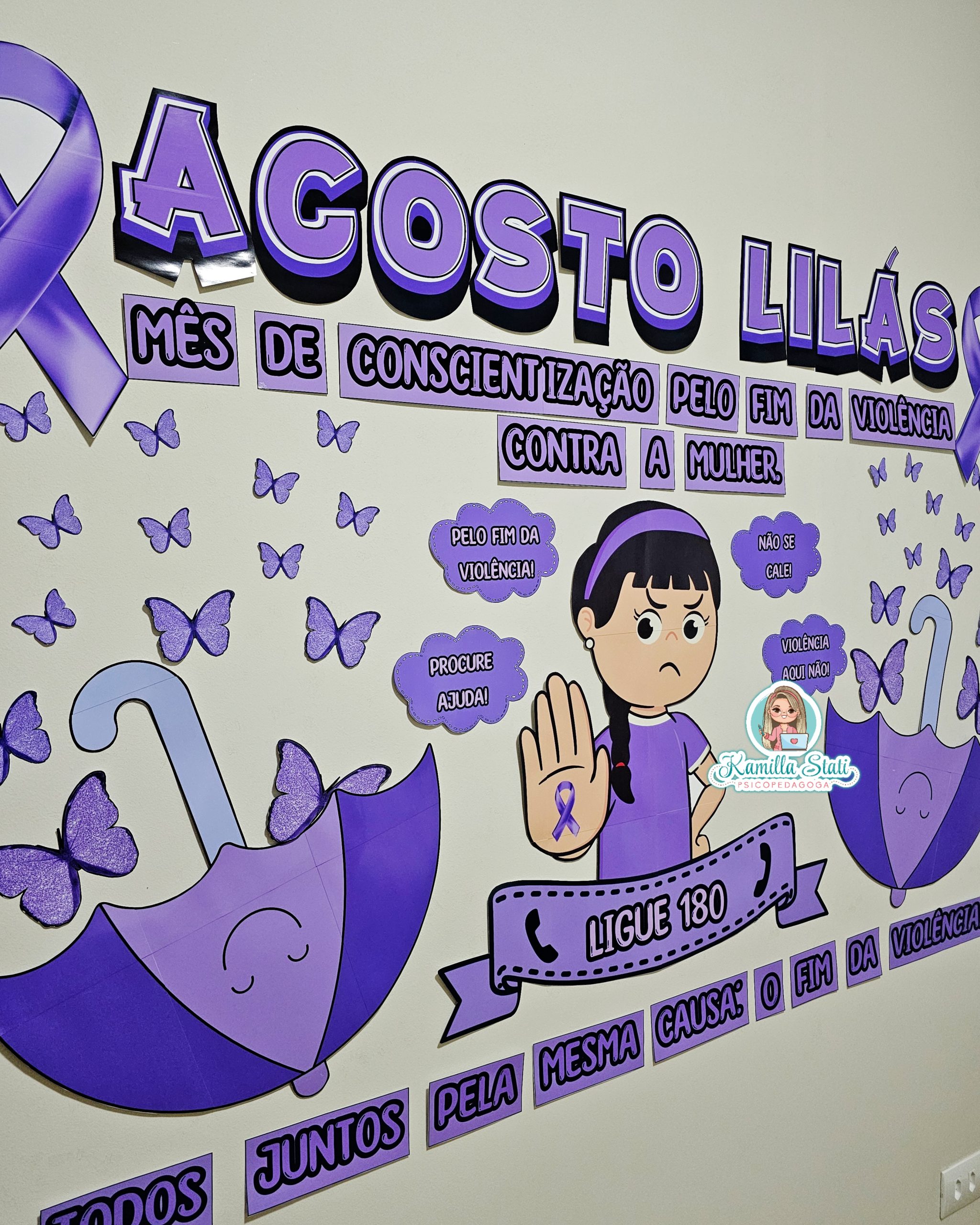 agosto lilas decoração