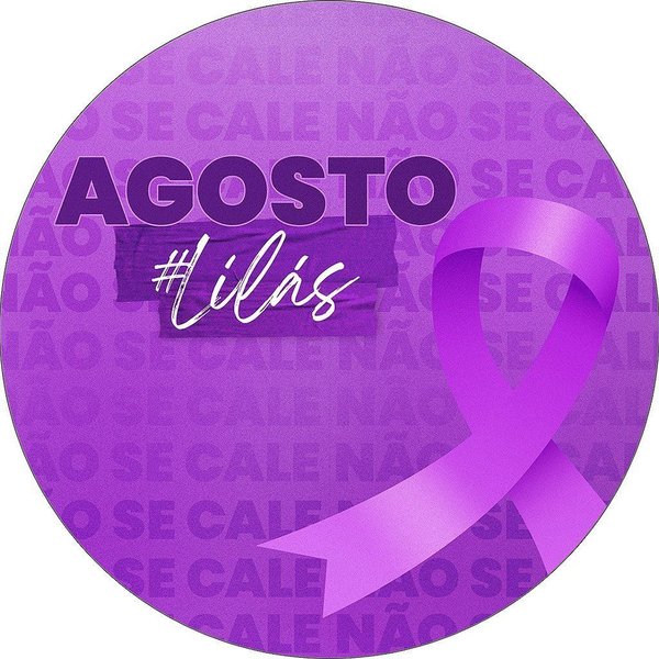 agosto lilás decoração vs março lilás decoração