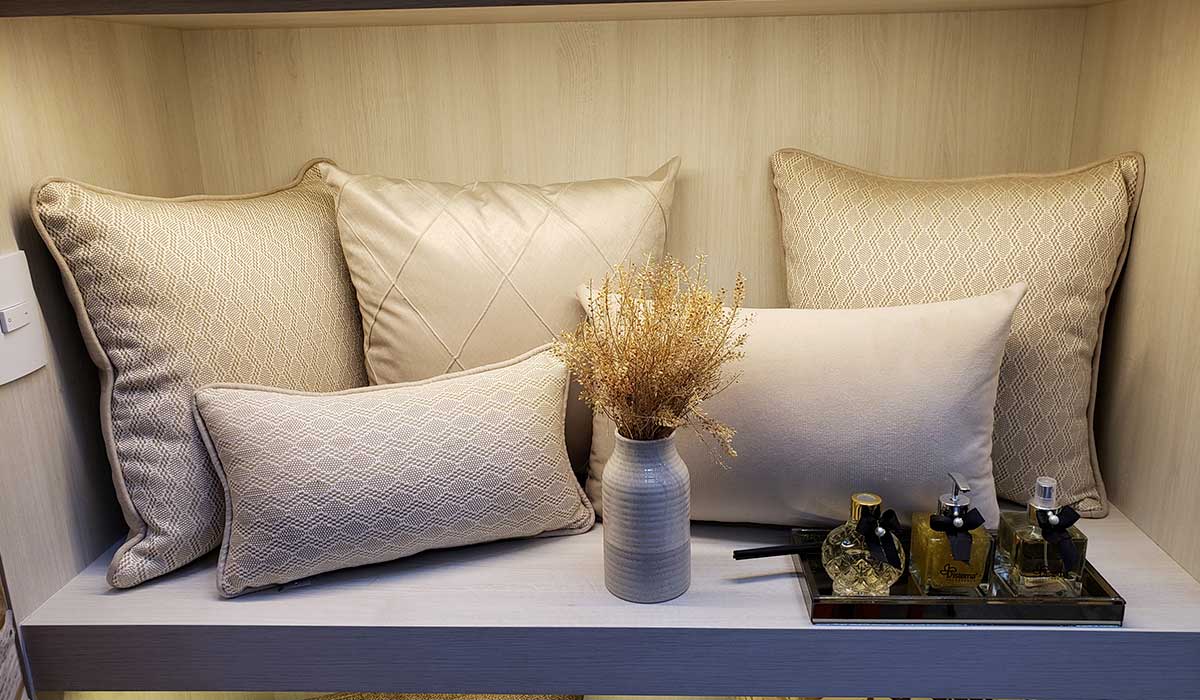 almofada de decoração