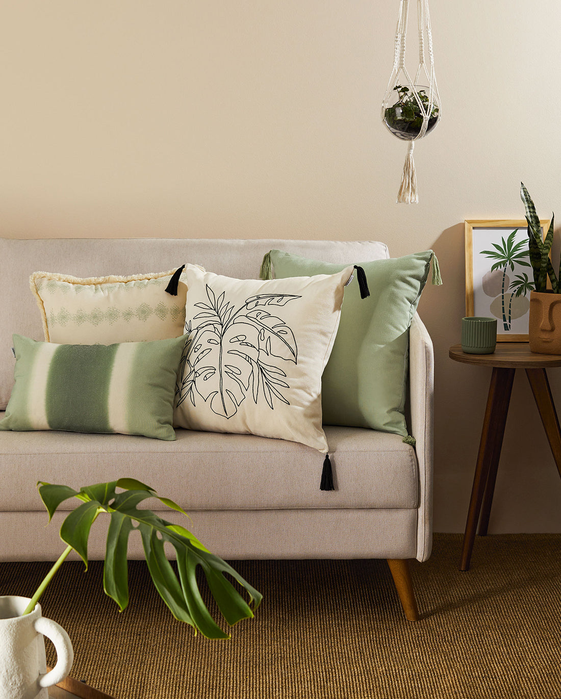 ideias criativas para combinar almofadas na sala