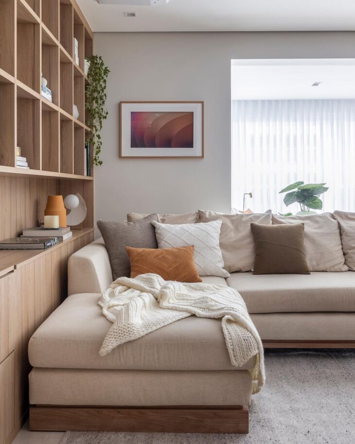 almofada decorativa estilo escandinavo para quarto