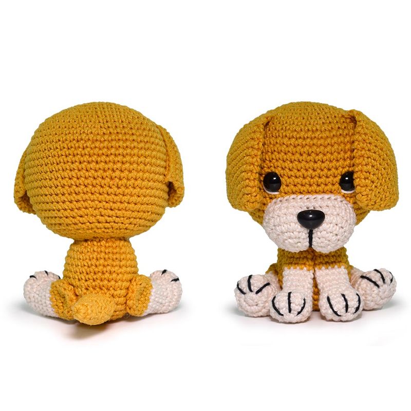 Receitas de Amigurumi de Cachorro para Iniciantes: Vira-lata Caramelo e Outras Raças Fofas