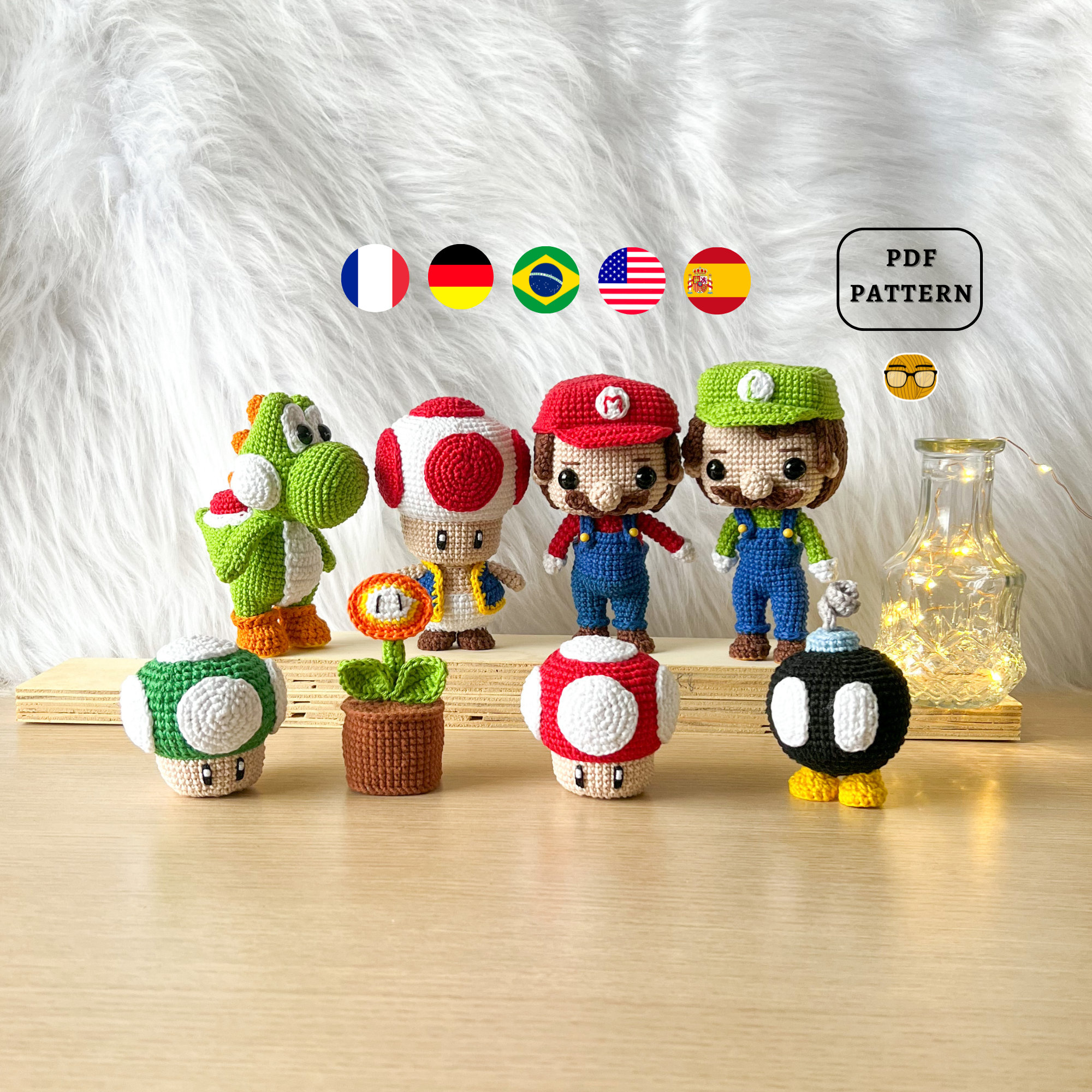 amigurumi super mario bros