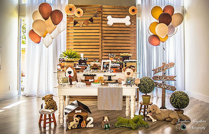 quanto custa decorar festa de aniversário para cachorro