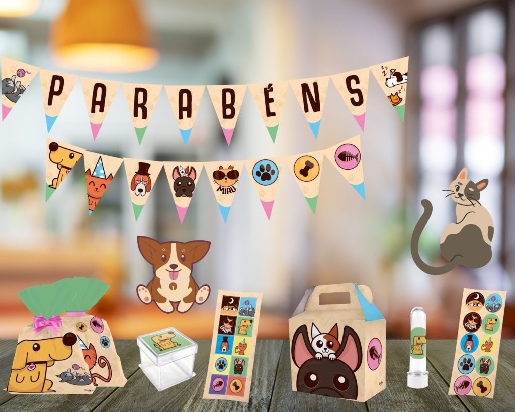 decoração aniversário cachorro patrulha canina simples