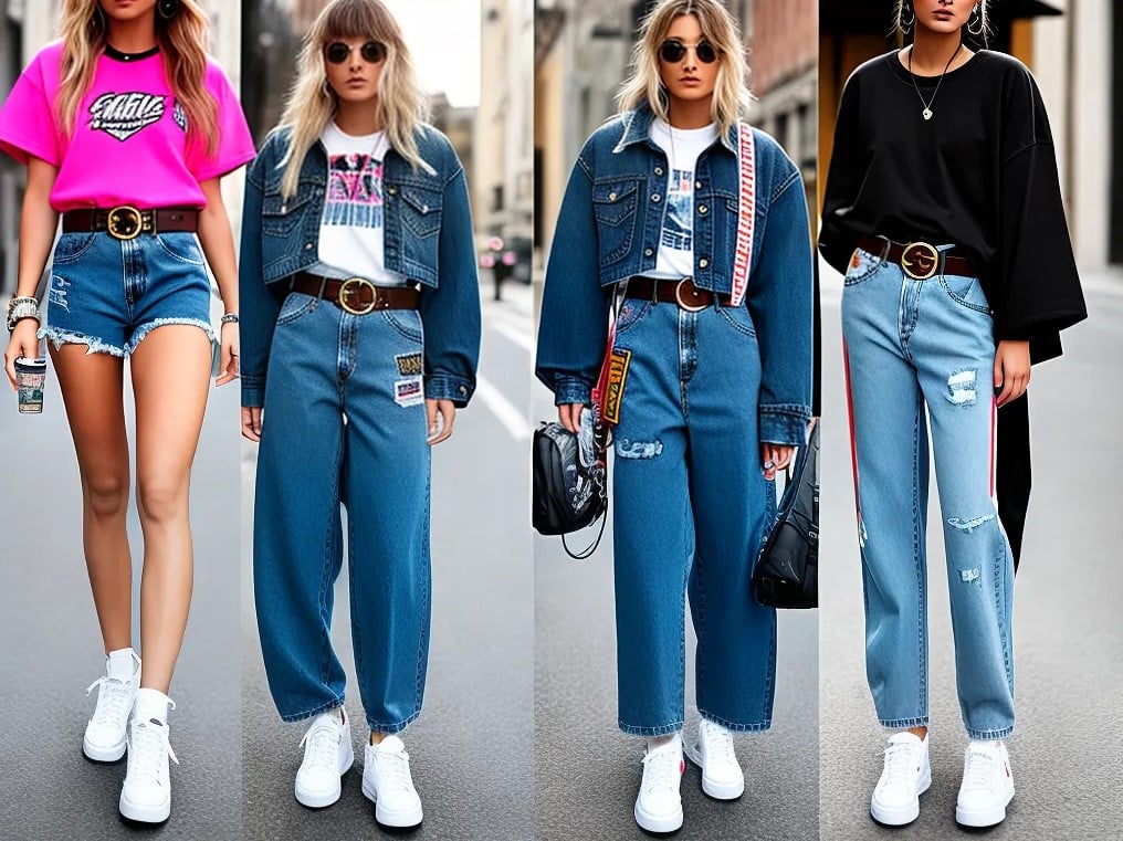 anos 80 look feminino