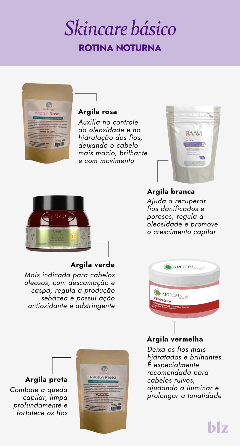 argila verde no cabelo antes e depois