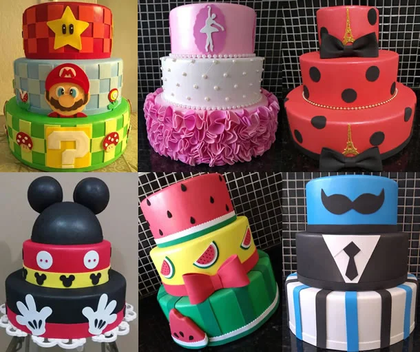 Artesanato com bolos fakes de EVA sem emenda