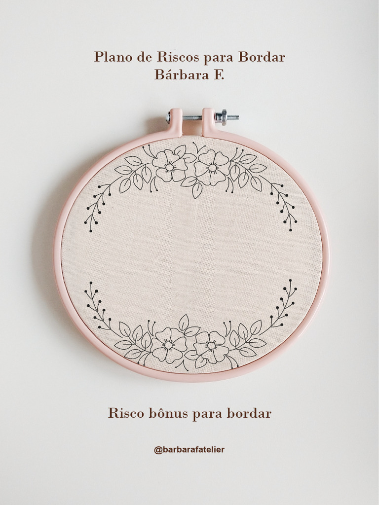 Artesanato com bordado livre: riscos modernos para baixar